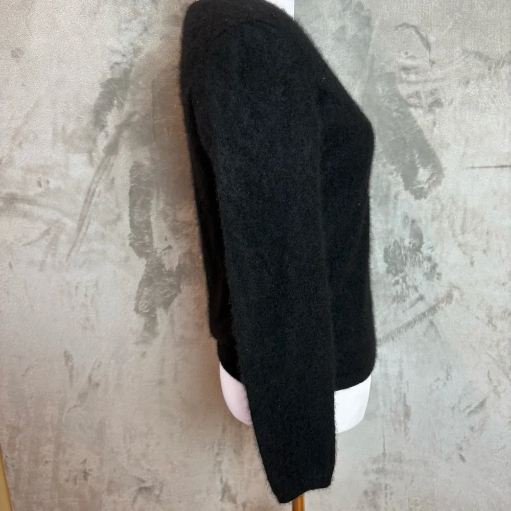 Charter Club 100% Cashmere Classic Black V-Neck Wmn’s Sweater S